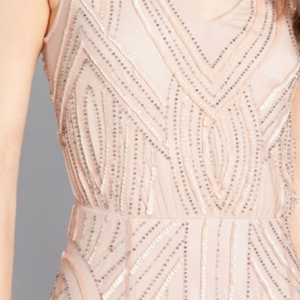 Sophisticated Emphasis Beaded Maxi Dress